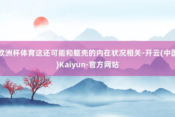 欧洲杯体育这还可能和躯壳的内在状况相关-开云(中国)Kaiyun·官方网站